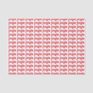 Jingle Red Tissue Paper