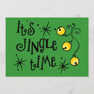 Jingle Time Custom Holiday Invitation