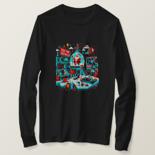 Jingle to Santa's Hi-Tech Xmas Workshop Wonderland T-Shirt