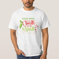 Jingle without Mingle Christmas typography