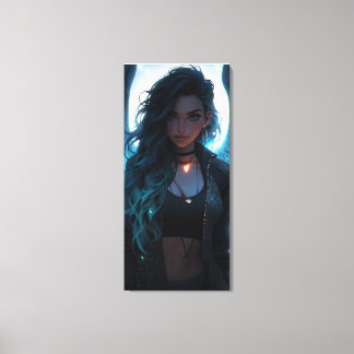 Jinx as an Angel Canvas Print