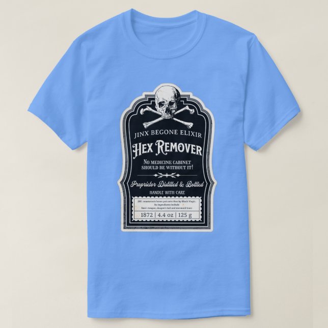 Jinx Begone Elixir Hex Remover Apothecary Potion L T-Shirt (Design Front)