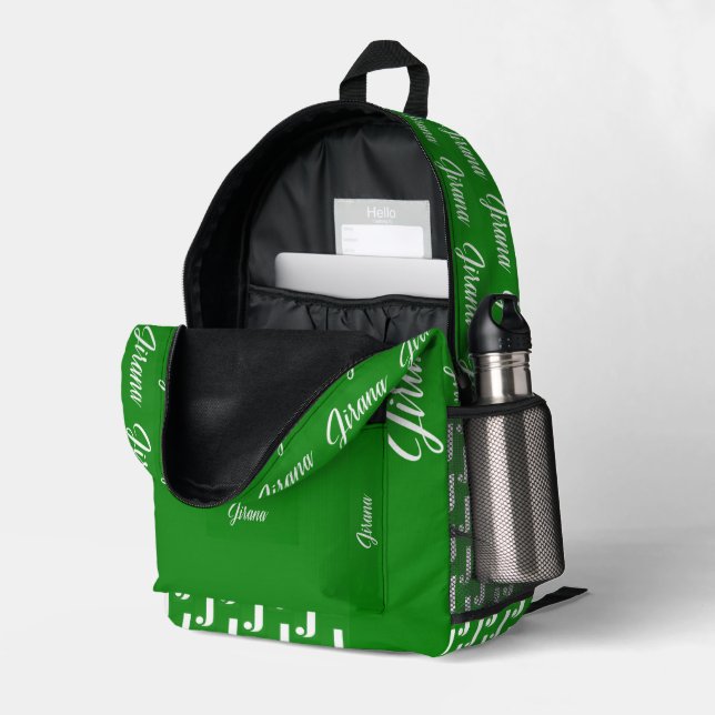 JIRANA PRINTED BACKPACK (Back Corner Right (Open))
