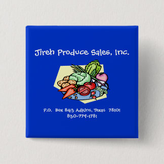 Jireh Produce 15 Cm Square Badge