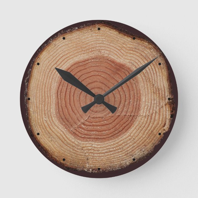 Jitaku Tree Rings Clock (Front)