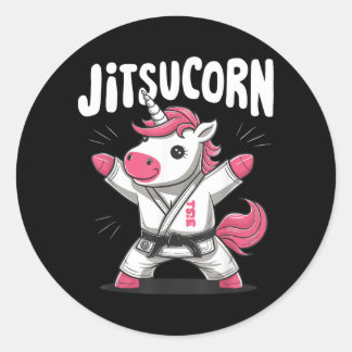 Jitsucorn Classic Round Sticker