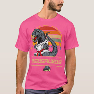Jitsusaurus Funny Jiu Jitsu T-Rex Bjj Mma Martial  T-Shirt