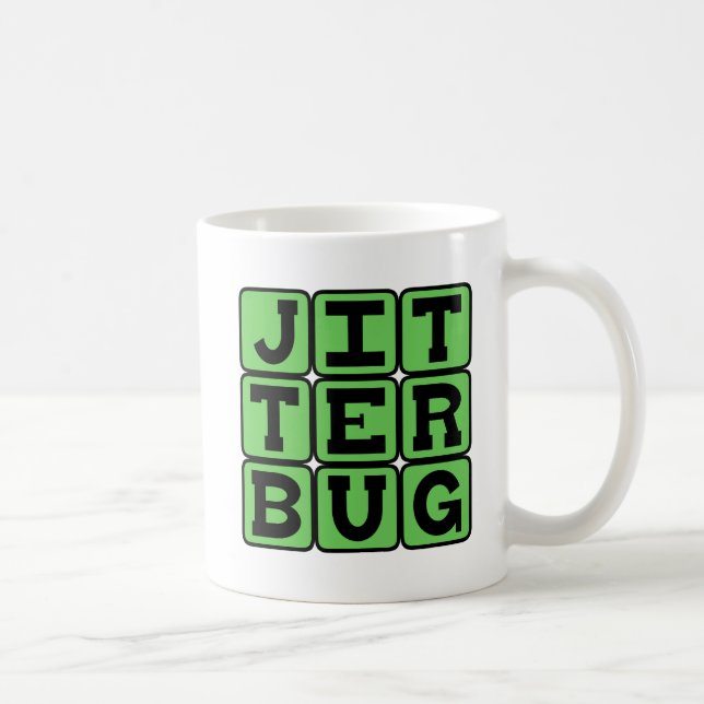Jitterbug, Type of Dance Coffee Mug (Right)