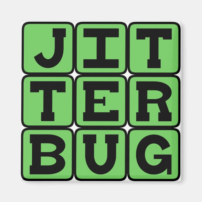 Jitterbug, Type of Dance Magnet (Front)