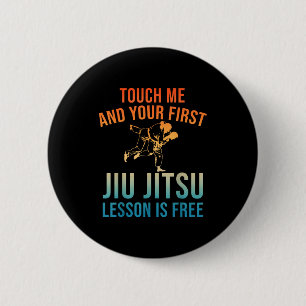 Jiu Jitsu Art For Men Women Brazilian Jujitsu Bjj 6 Cm Round Badge