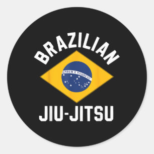 Jiu Jitsu BJJ Mixed Martial Arts MMA Combat Classic Round Sticker
