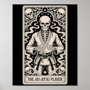 Jiu-Jitsu BJJ Tarot Judo Martial Arts MMA Poster