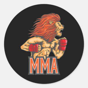 Jiu-jitsu, Boxing, Kickboxing, And Mma S  Classic Round Sticker