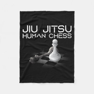 Jiu Jitsu Chess Brazilian Funny Jujitsu MMA Kids Fleece Blanket