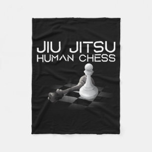 Jiu Jitsu Chess Brazilian Jujitsu MMA Fleece Blanket