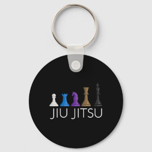 Jiu Jitsu Chess Martial Arts JiuJitsu Brazilian Key Ring