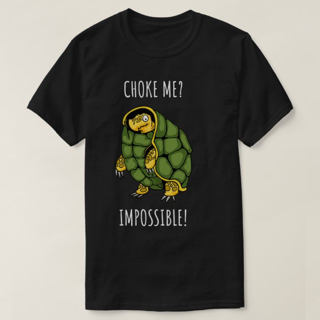 Jiu Jitsu Choke Me Turtle Brazilian BJJ MMA T-Shirt (Design Front)