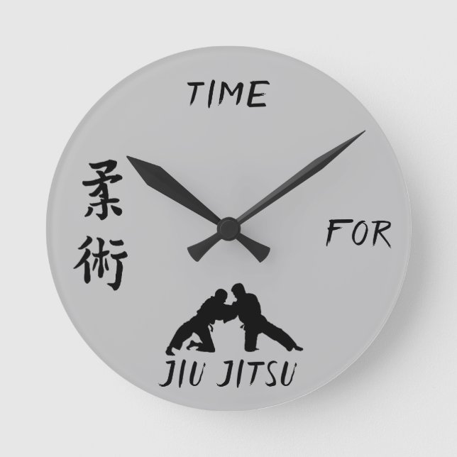 Jiu-Jitsu clock gift (Front)