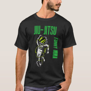 Jiu Jitsu Cool Astronaut Chill Mma Muay Thai Fight T-Shirt