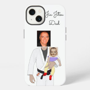 Jiu Jitsu Dad Custom Photos and Handwritten Text iPhone 13 Case