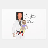 Jiu Jitsu Dad Custom Photos and Handwritten Text