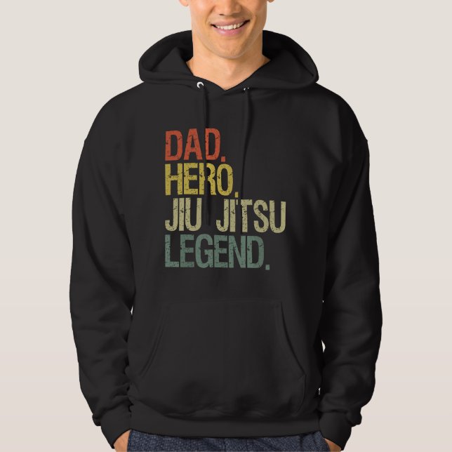 jiu jitsu dad  hoodie (Front)
