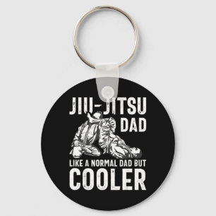 Jiu Jitsu Dad Like A Normal Dad But Cooler Funny Key Ring