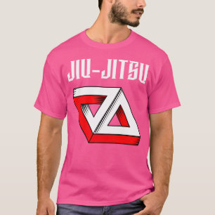 Jiu-Jitsu Double Gracie Triangle Bjj Mma Muay Thai T-Shirt