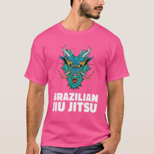 Jiu Jitsu Dragon Demon Brazilian Jiu Jitsu MMA Gra T-Shirt