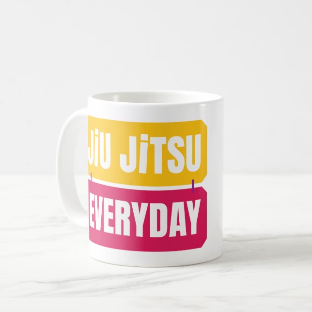 Jiu Jitsu Everyday Coffee Mug (Front Left)