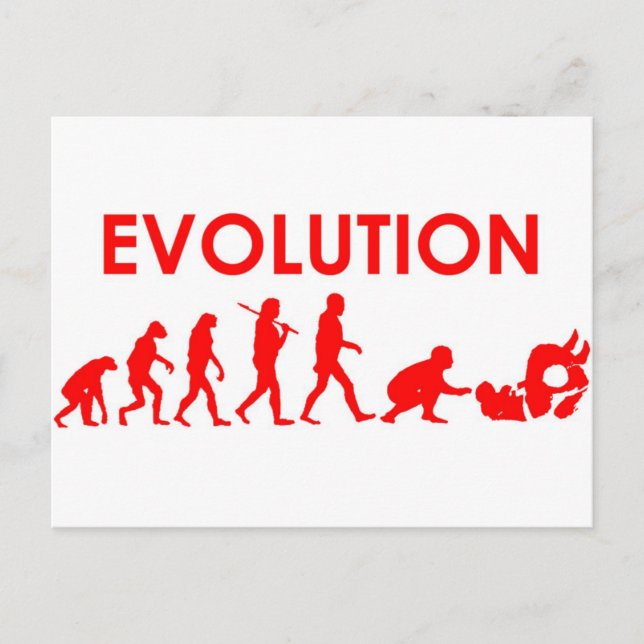 Jiu Jitsu Evolution Postcard (Front)
