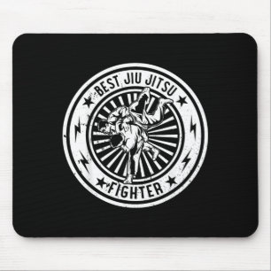 Jiu Jitsu Fighter - Brazilian Jiu Jitsu Fighter Mouse Pad