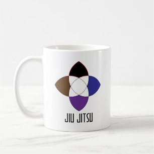 Jiu Jitsu Flower Coffee Mug