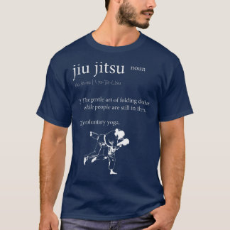 Jiu Jitsu  Folding clothes while people are in T-Shirt