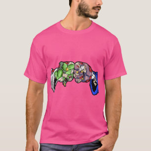 Jiu Jitsu Gift Mma Zombie Fist Bump Halloween Bjj T-Shirt