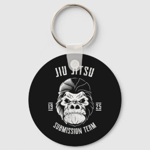 Jiu Jitsu Gorilla Brazilian Jiu Jitsu Grappling Key Ring