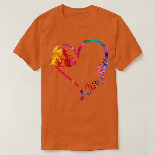 Jiu jitsu heart T-Shirt (Design Front)