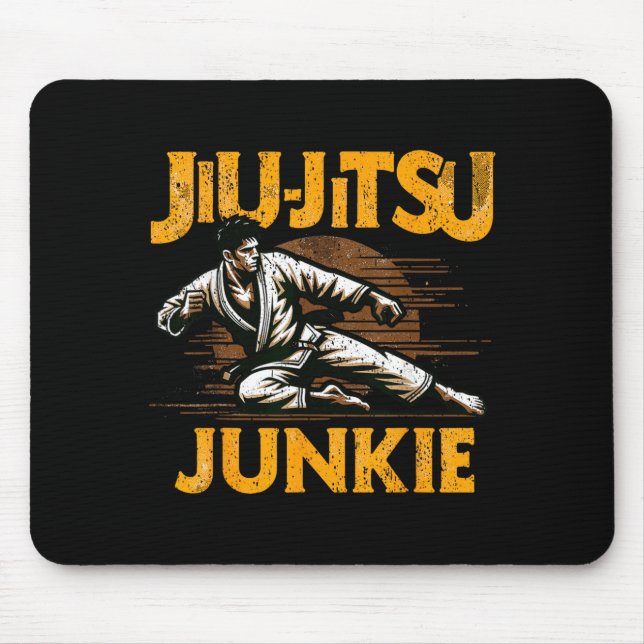 Jiu-Jitsu I Brazilian Jiu-Jitsu Mouse Pad (Front)