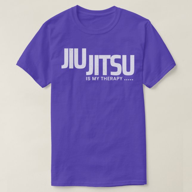jiu jitsu is my therapy T-Shirt (Design Front)