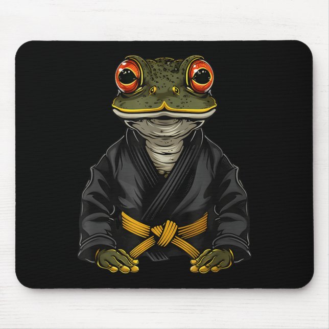 Jiu-Jitsu Judo MMA Toad Taekwondo Frog Kickboxing Mouse Pad (Front)