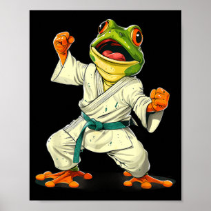Jiu-Jitsu Judo Toad MMA Martial Arts Taekwondo Poster