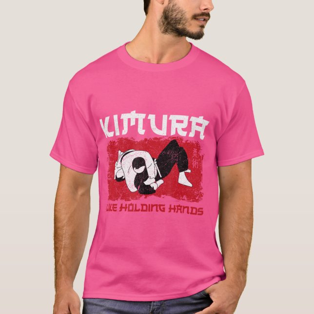 Jiu Jitsu Kimura Kimura I Like Holding Hands T-Shirt (Front)