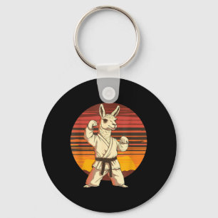 Jiu-Jitsu Martial Arts Taekwondo Kung Fu Alpaca Key Ring