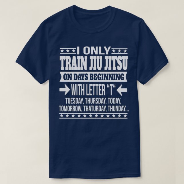 Jiu Jitsu Master Funny Saying Gift T-Shirt (Design Front)
