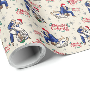 Jiu-Jitsu Merry Christmas Wrapping Paper