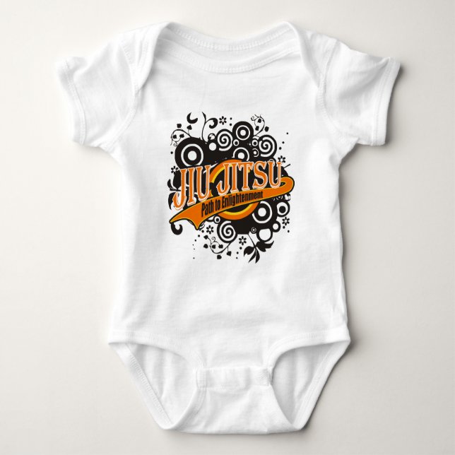 Jiu Jitsu - Path to Enlightenment Baby Bodysuit (Front)