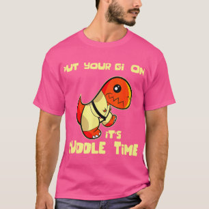 Jiu Jitsu Retro Jitsusaurus Put Your Gi On It'S Cu T-Shirt