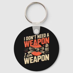 Jiu Jitsu Retro Vintage Dont Need A Wean Wean Key Ring