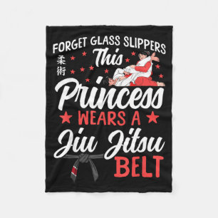 Jiu Jitsu Retro Vintage Forget Glass Slippers This Fleece Blanket