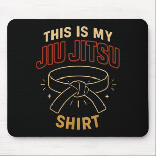 Jiu Jitsu Retro Vintage If Want to Listen to Mouse Pad